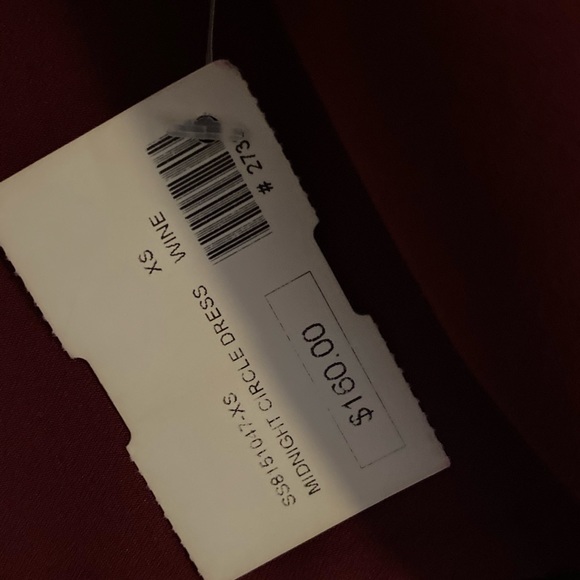 Wine Cutout Dress - Picture 4 of 4